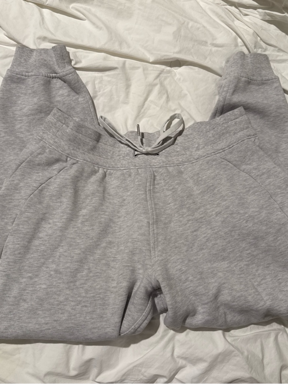 Lululemon light Gray Drawstring Joggers